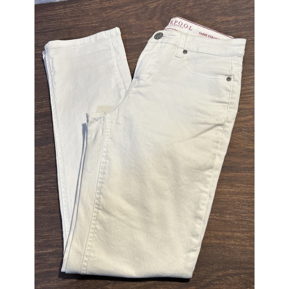 Liverpool Jeans Company Women's Size 4/27 Sadie Straight White Denim